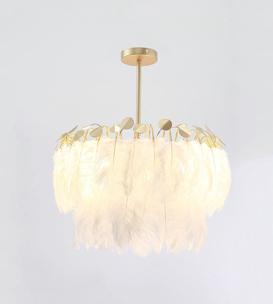 Imarisra Lampe Pendante Plumes Luxe Postmoderne - Neutralighting