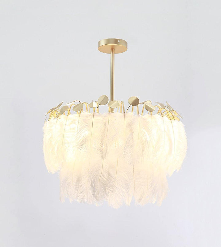 Imarisra Lampe Pendante Plumes Luxe Postmoderne - Neutralighting