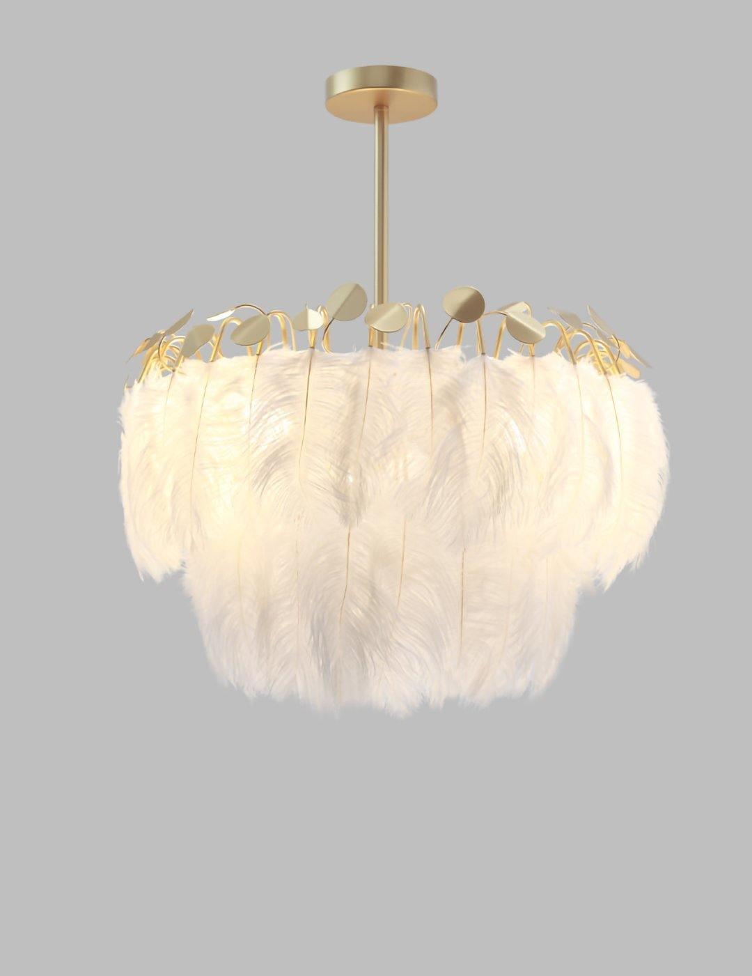 Imarisra Lampe Pendante Plumes Luxe Postmoderne - Neutralighting