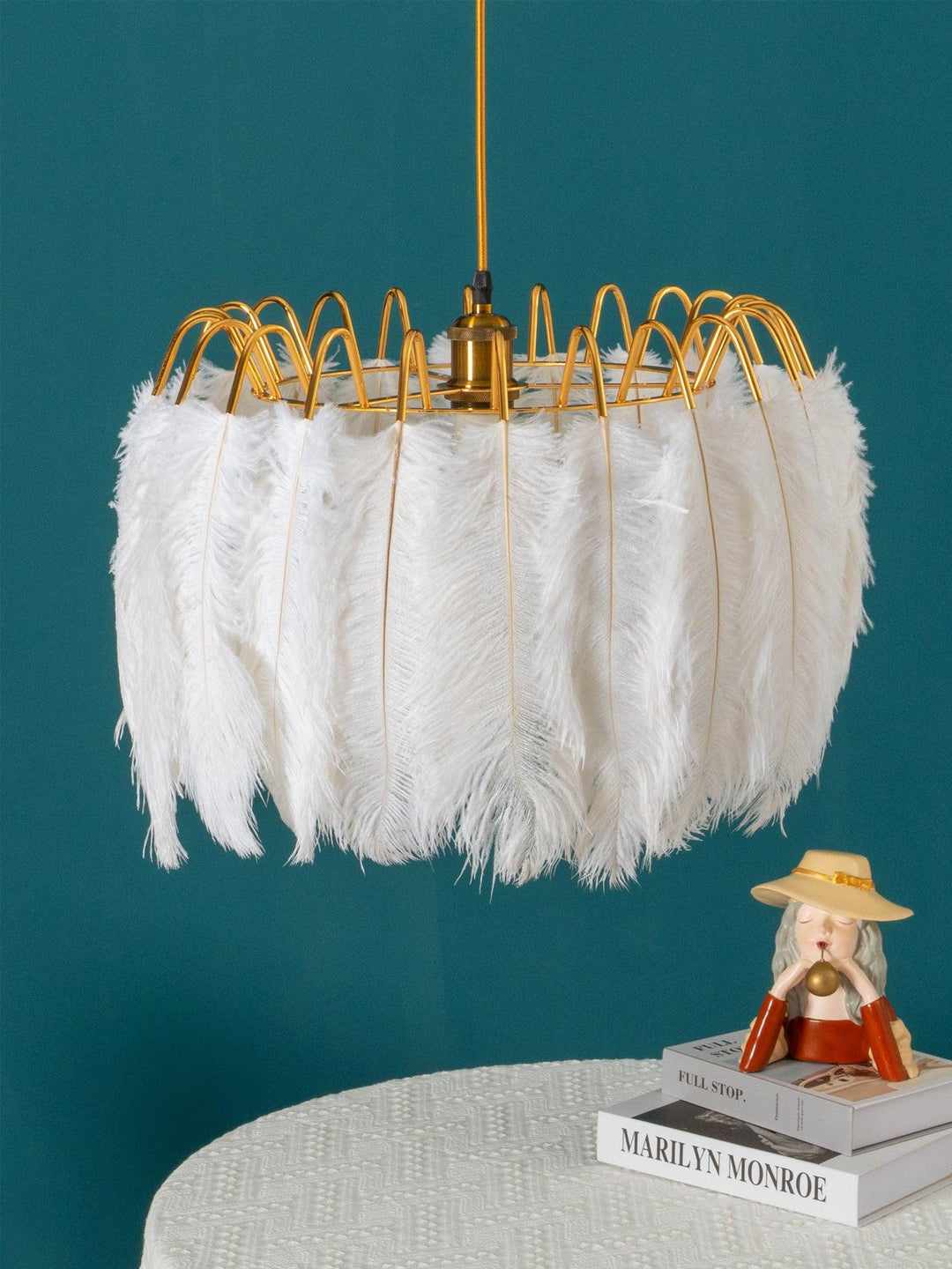 Imarisra Lampe Pendante Plumes Luxe Postmoderne - Neutralighting