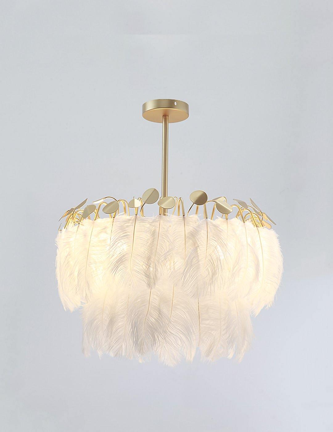 Imarisra Lampe Pendante Plumes Luxe Postmoderne - Neutralighting