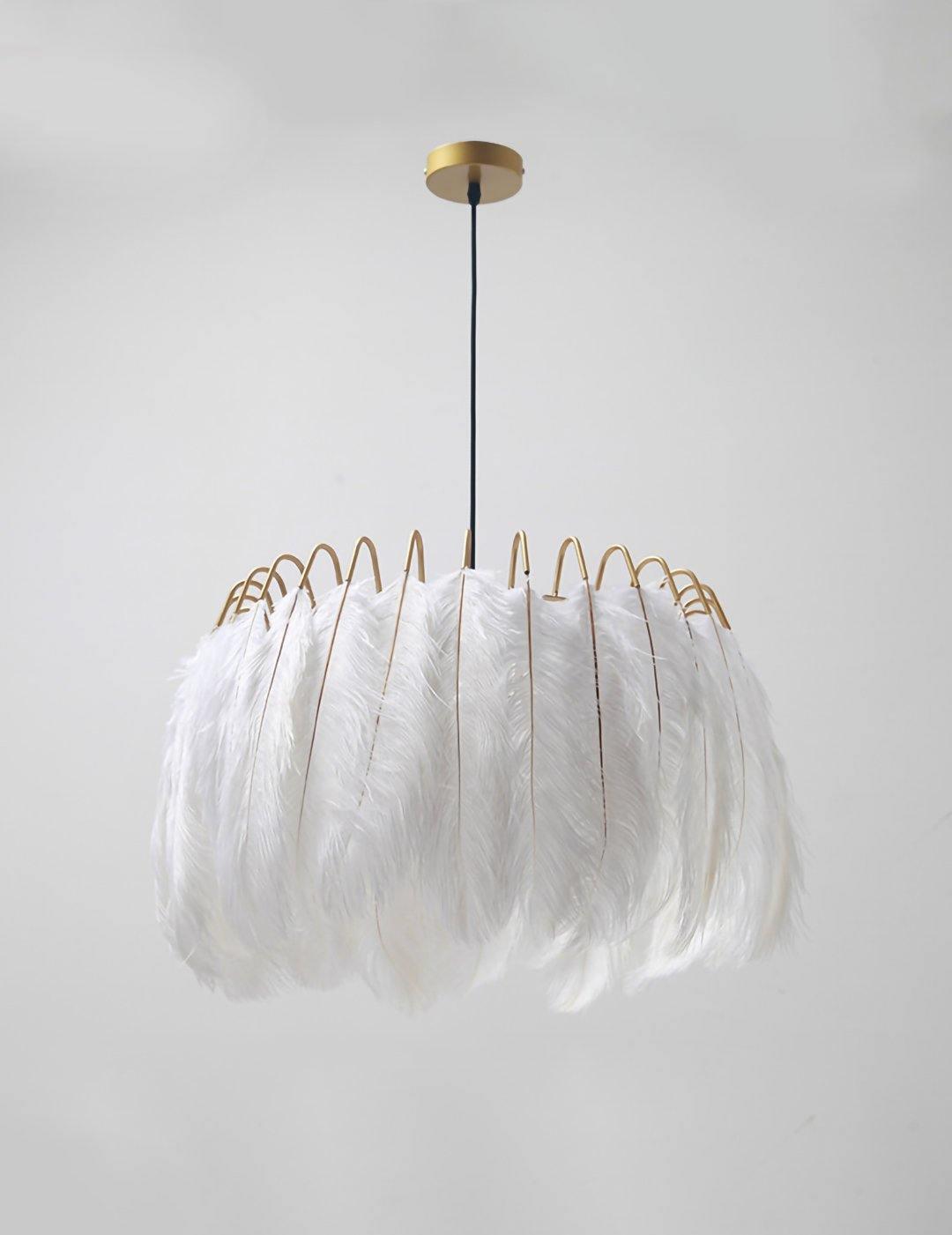 Imarisra Lampe Pendante Plumes Luxe Postmoderne - Neutralighting