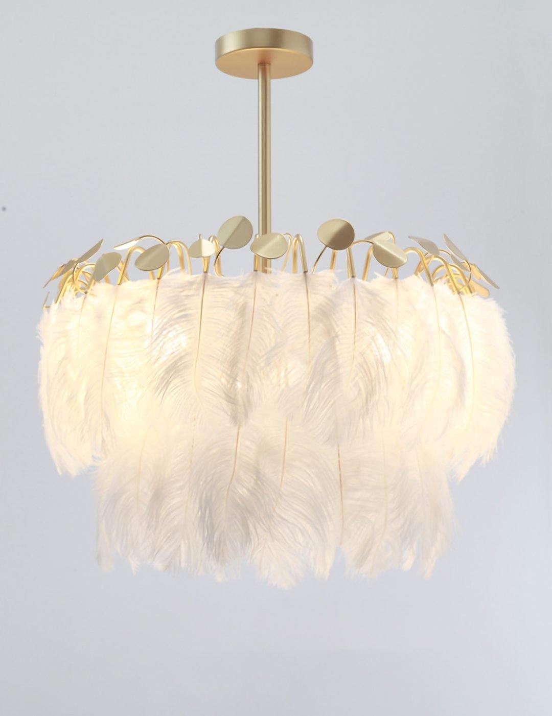 Imarisra Lampe Pendante Plumes Luxe Postmoderne - Neutralighting