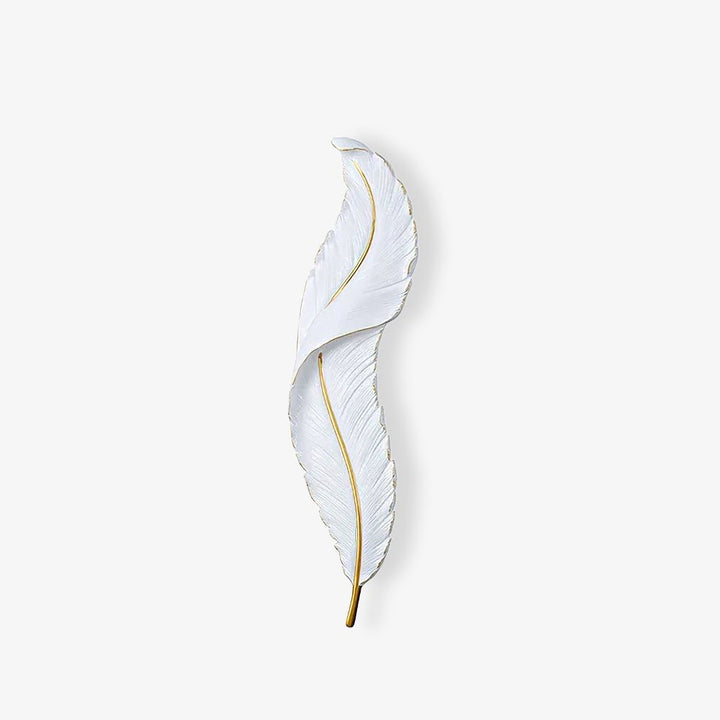Cumare Applique Murale en Résine Plume Créativité Individuelle - Neutralighting