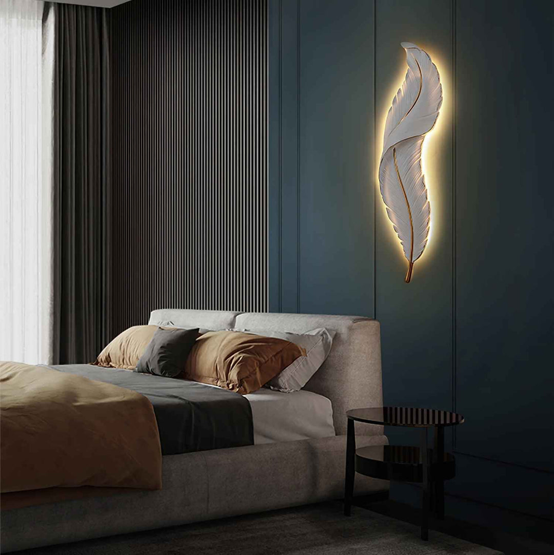 Cumare Résine 16cm Blanc LED 18W