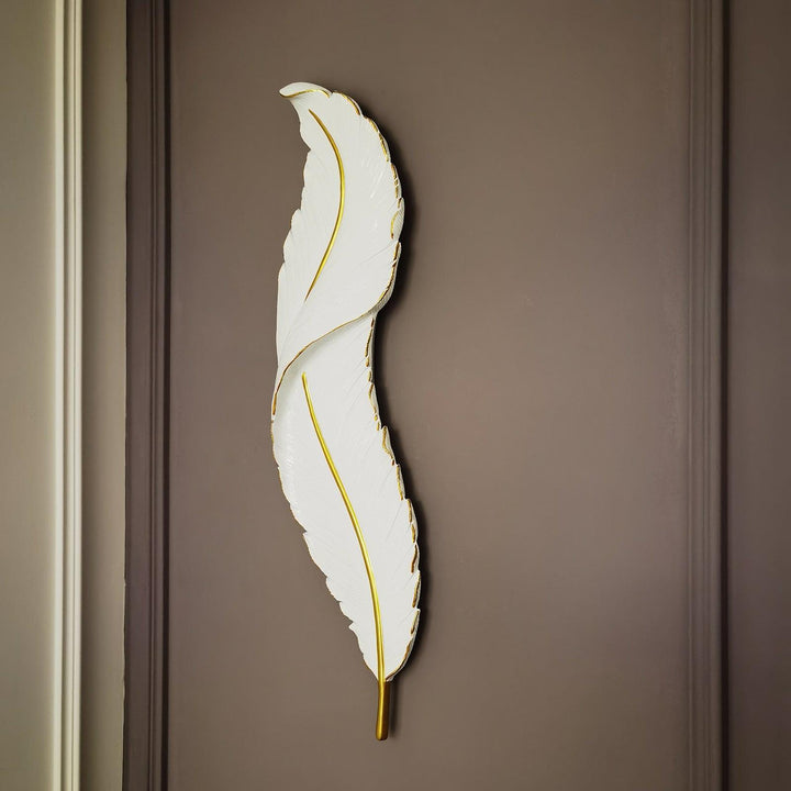 Cumare Applique Murale en Résine Plume Créativité Individuelle - Neutralighting