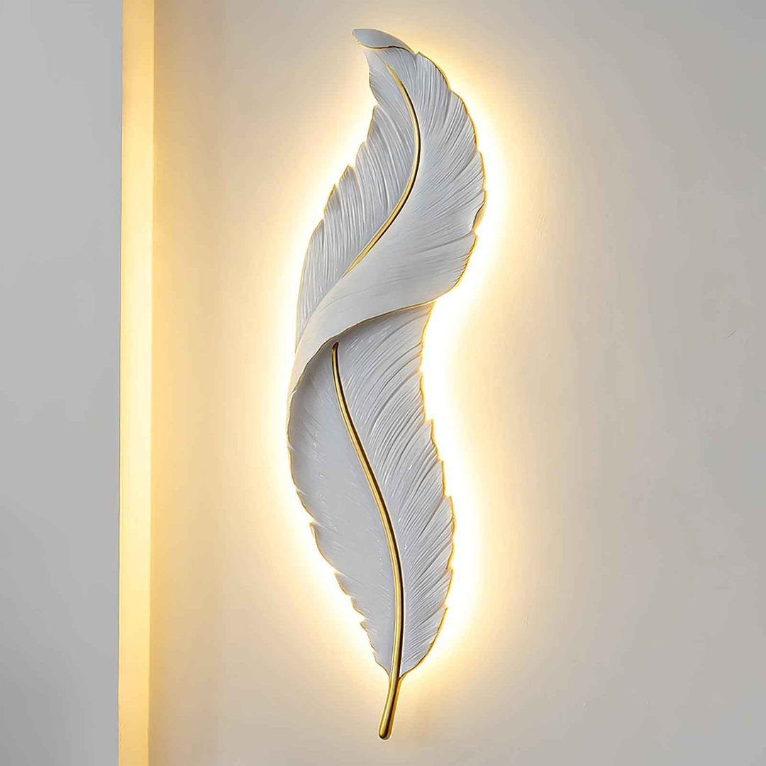 Cumare Résine 16cm Blanc LED 18W
