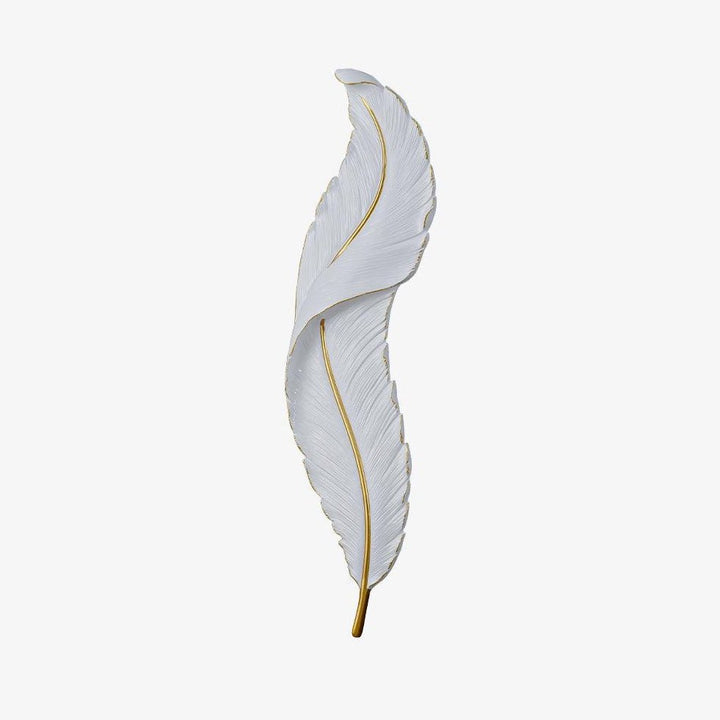 Cumare Applique Murale en Résine Plume Créativité Individuelle - Neutralighting