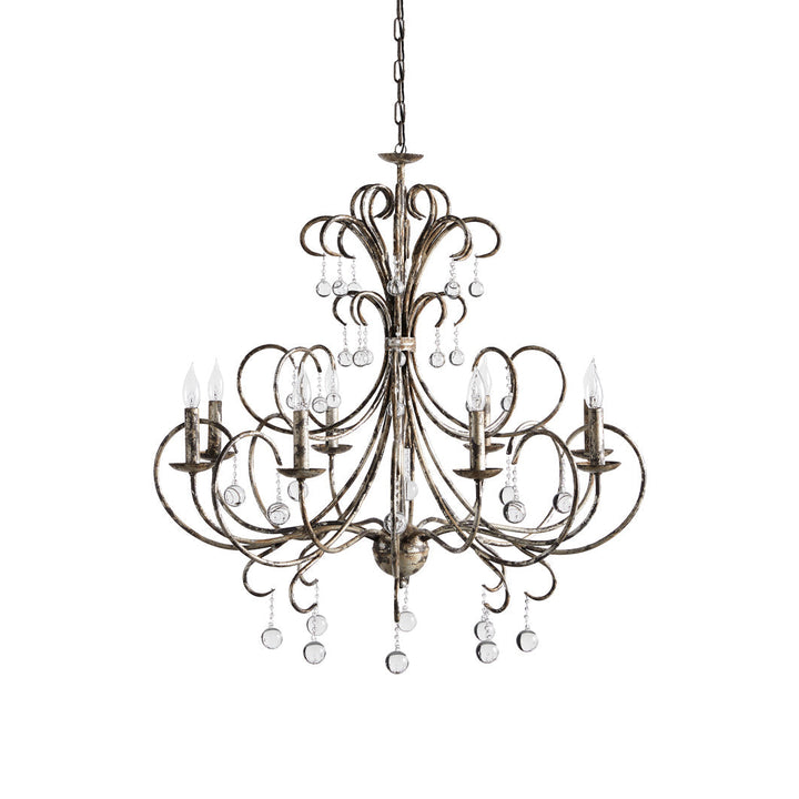 Ermira Chandelier Cristal Verre Luxe Postmoderne Salon - Neutralighting