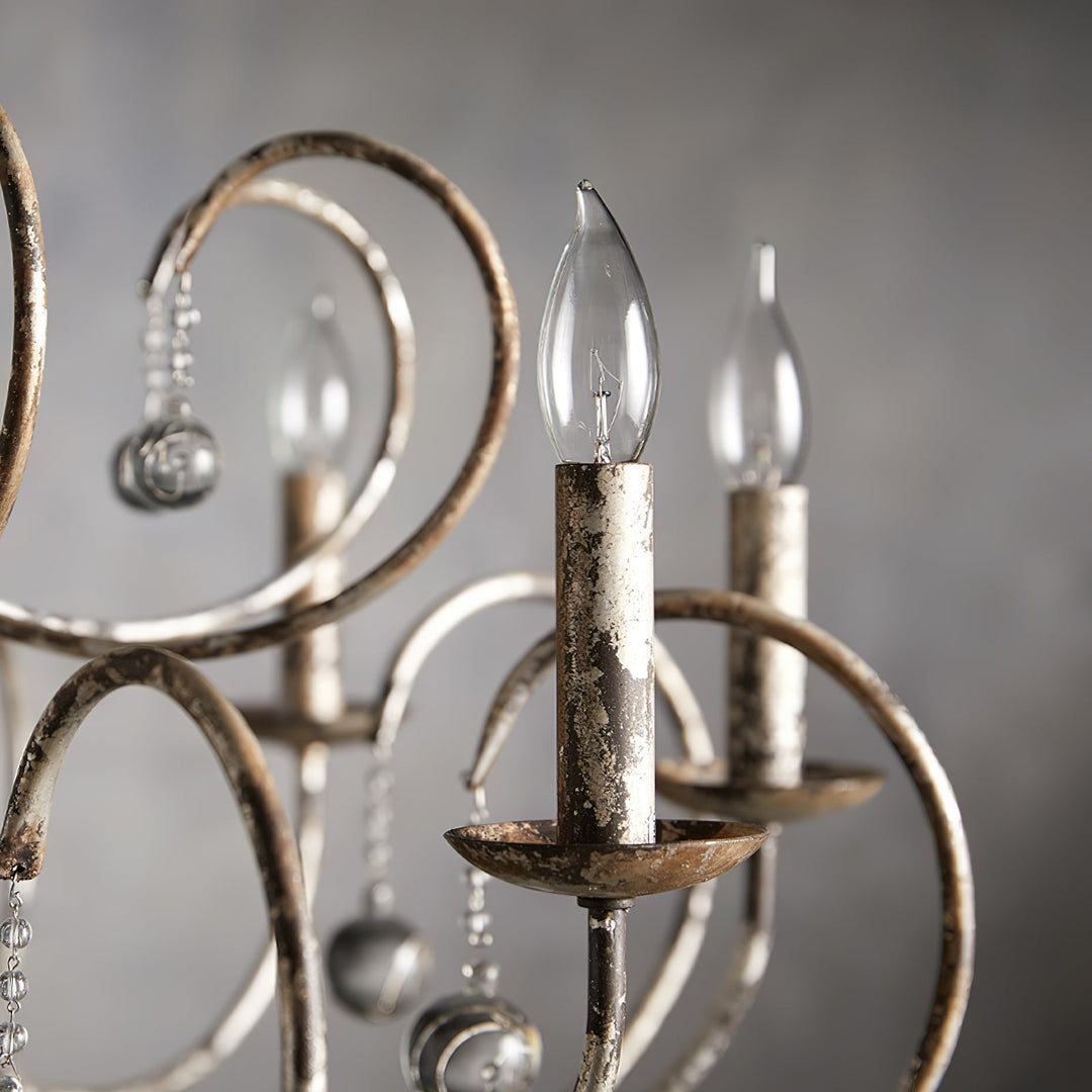 Ermira Chandelier Cristal Verre Luxe Postmoderne Salon - Neutralighting