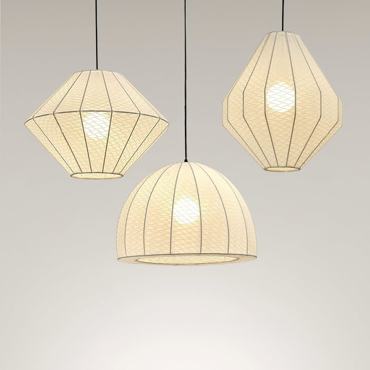 Felida Suspension Géométrique Tissu Minimaliste - Neutralighting