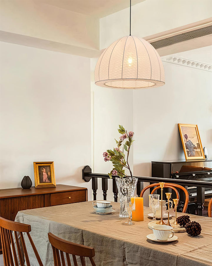 Felida Suspension Géométrique Tissu Minimaliste - Neutralighting