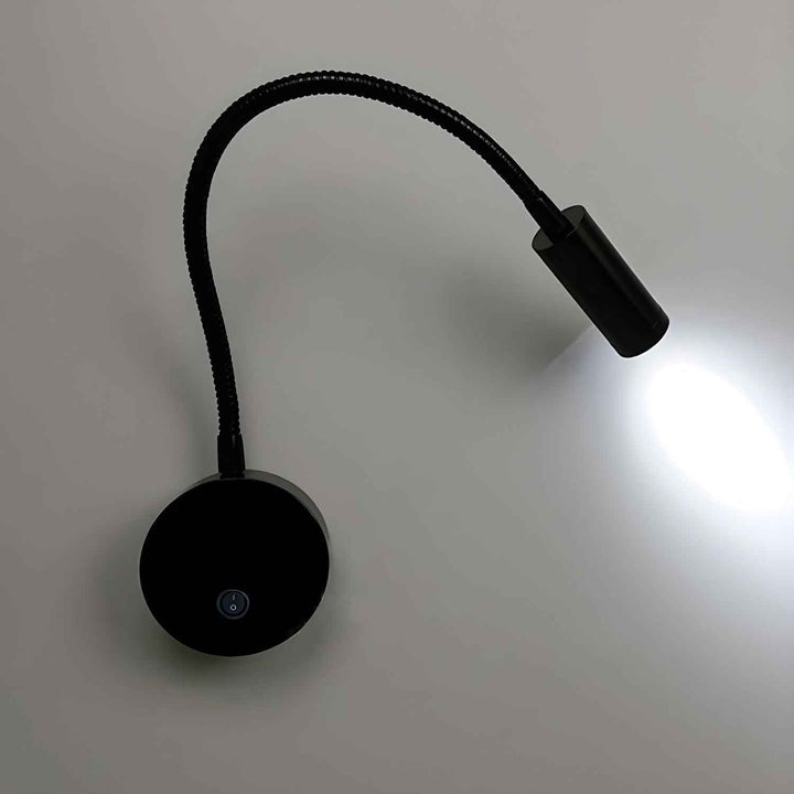 Ilmareth Métal 30cm Noir LED
