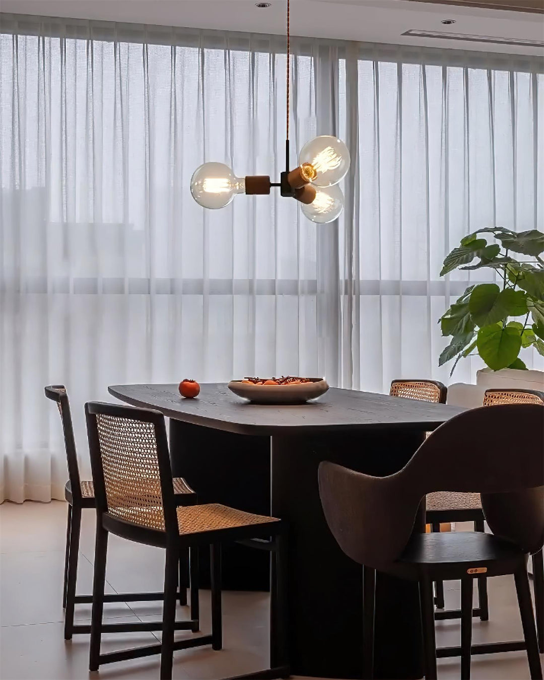 Filotto Suspension Ampoule Exposée Bois Industriel - Neutralighting