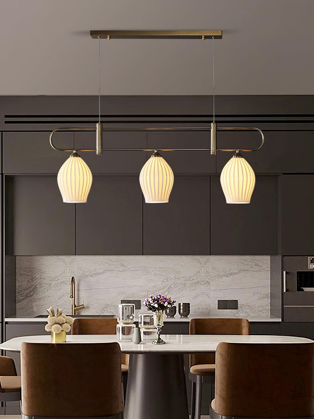 Arlirir Moderne Minimaliste Art Céramique Suspension Lumière - Neutralighting