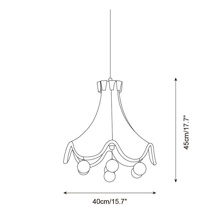 Finaflor Lampe Pendante Pompon Écaille - Neutralighting