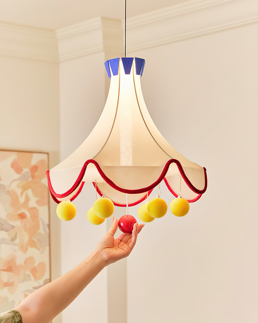 Finaflor Lampe Pendante Pompon Écaille - Neutralighting