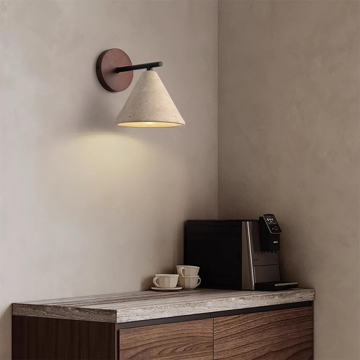 Tavero Applique Murale Moderne Bois Cone - Neutralighting