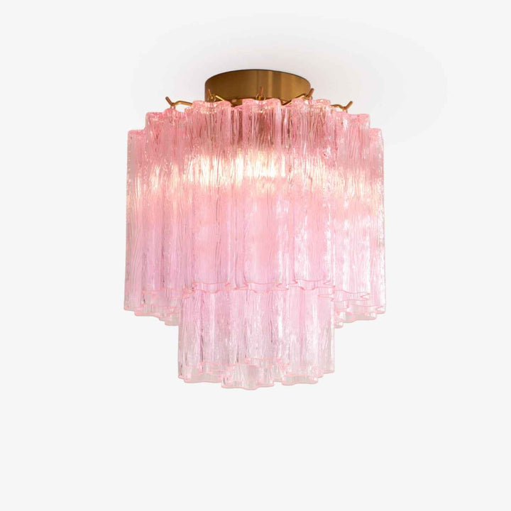 Aurora Verre 36cm Doré LED