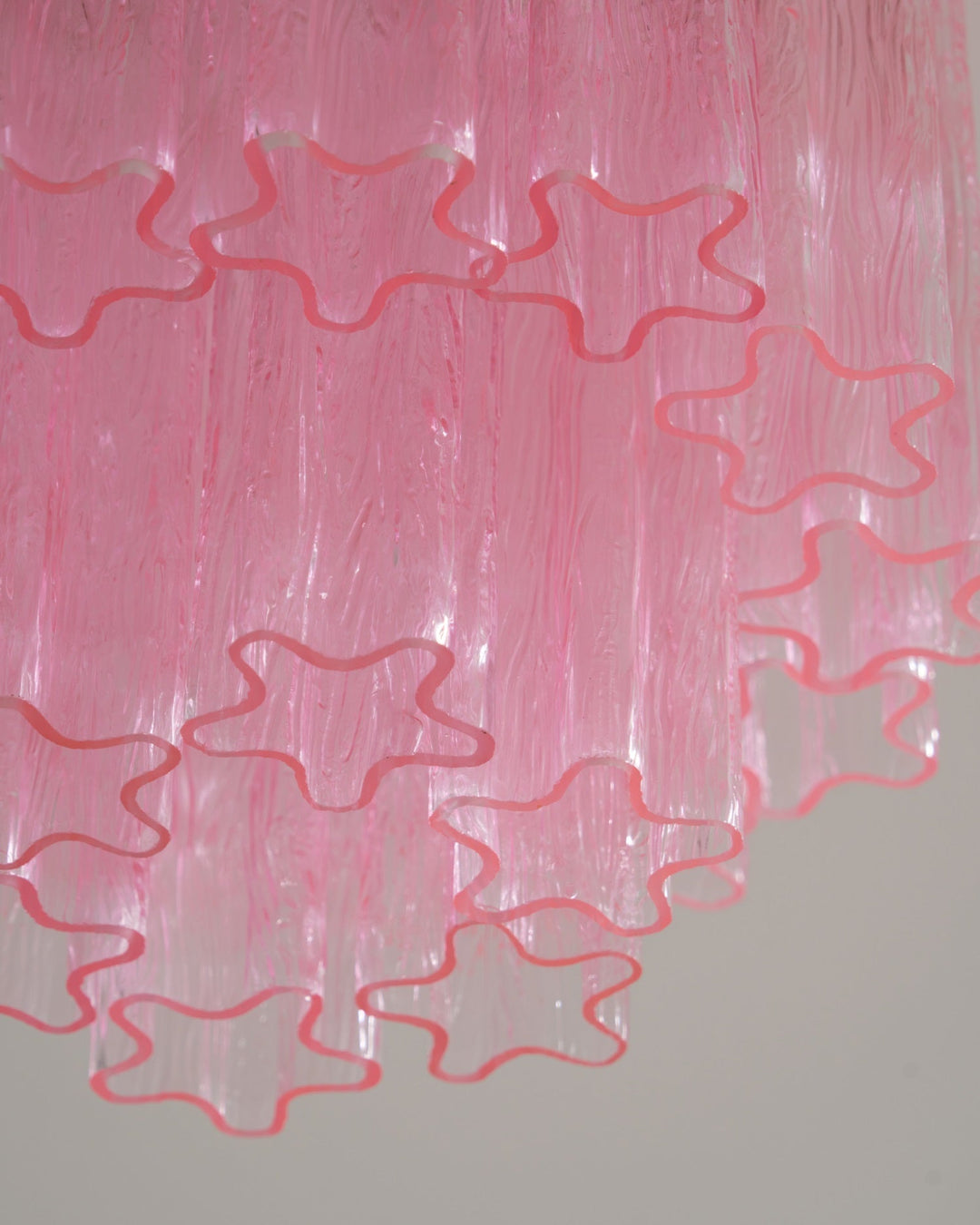 Aurora Plafonnier en Verre Rose Moderne - Neutralighting