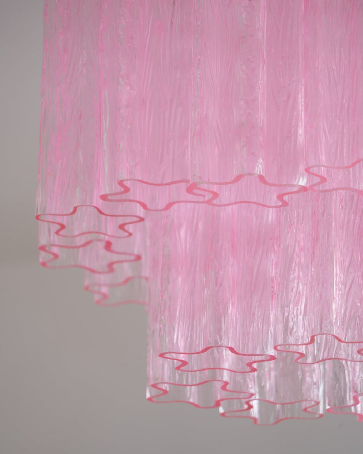 Aurora Plafonnier en Verre Rose Moderne - Neutralighting