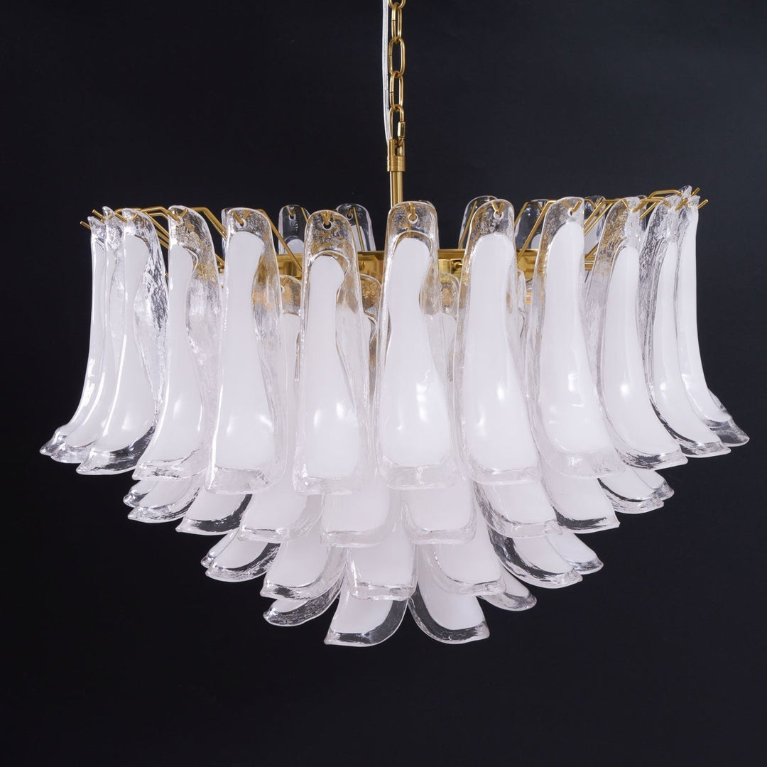 Aurora Lustre Rose Verre Feuille Superposé Florale Glamour - Neutralighting