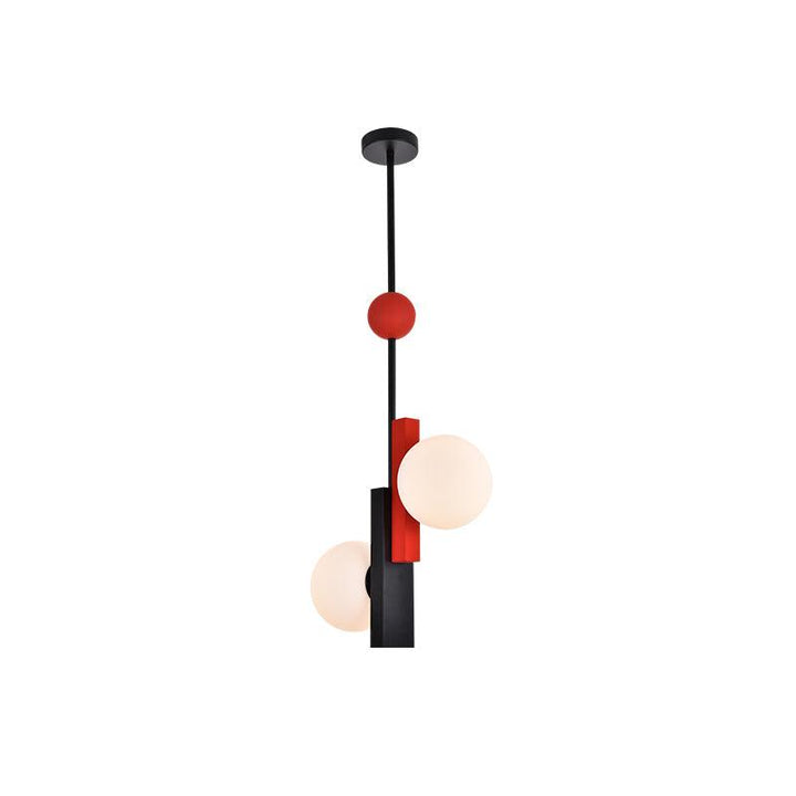 Solara Suspension Double Globe Barres Linéaires Géométrique - Neutralighting