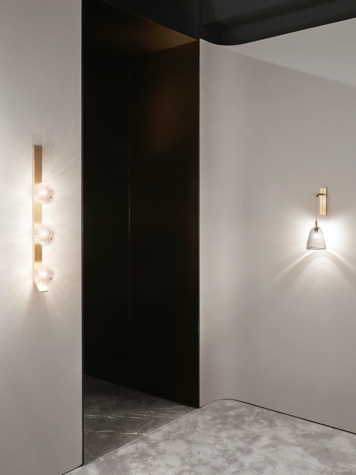 Fizi Applique Murale Cuivre Métal Verre Moderne - Neutralighting