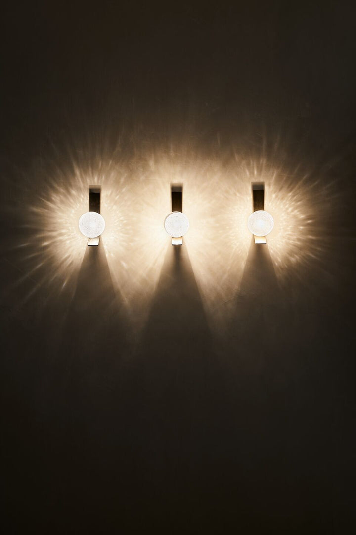 Fizi Applique Murale Cuivre Métal Verre Moderne - Neutralighting