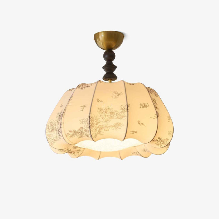 Fleurina Métal 50cm Beige LED 24W