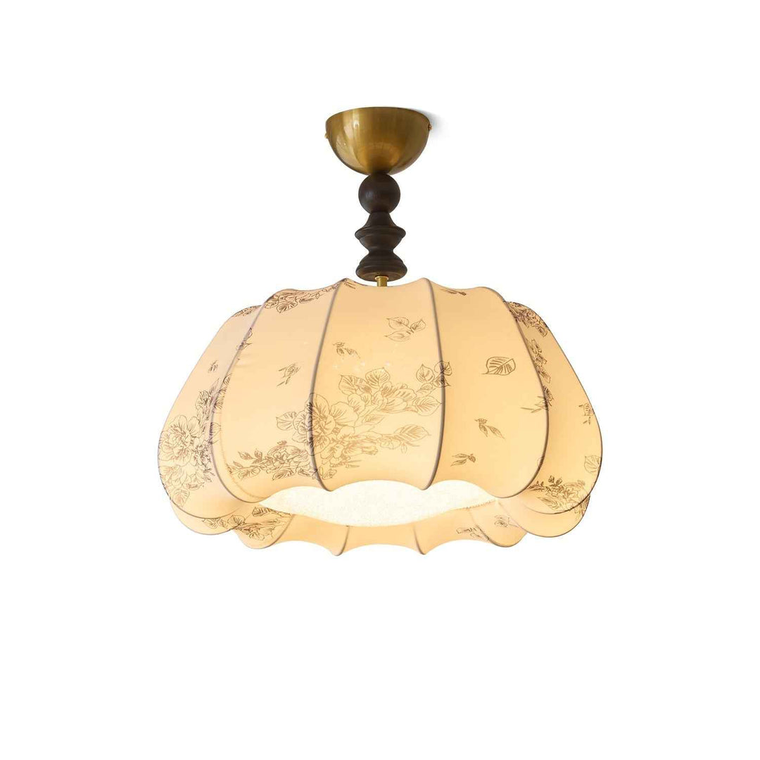 Fleurina Métal 50cm Beige LED 24W