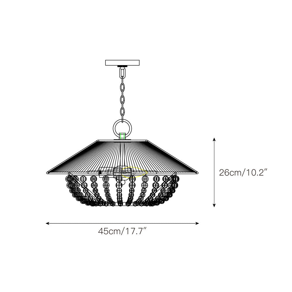 Elmarion Suspension Bois Métal Élégance Naturelle Style Ferme - Neutralighting