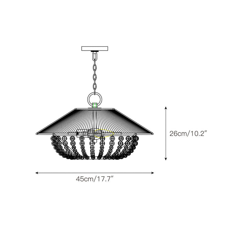 Elmarion Suspension Bois Métal Élégance Naturelle Style Ferme - Neutralighting