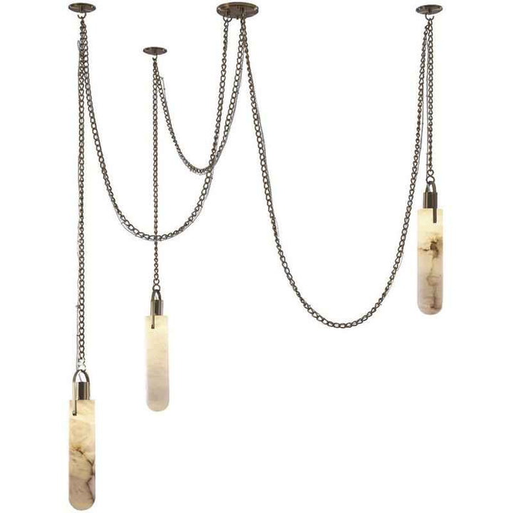 Uphaos Suspension Albâtre Métal Moderne Minimaliste - Neutralighting