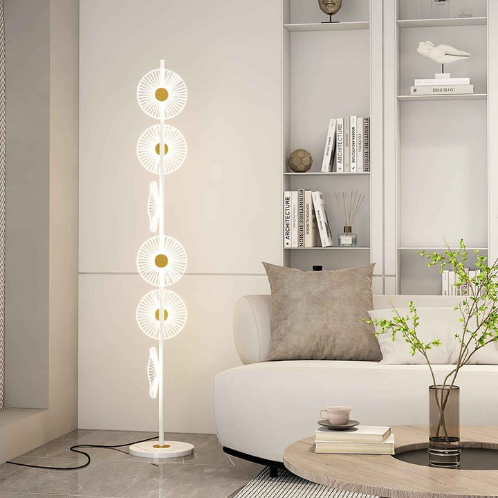 Lampadaire Arisha en Acrylique – Ambiance Chaleureuse