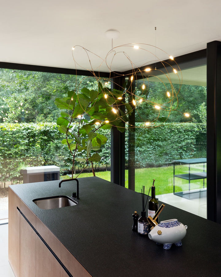 Celestra Lampe Pendante Minimaliste en Acier - Neutralighting