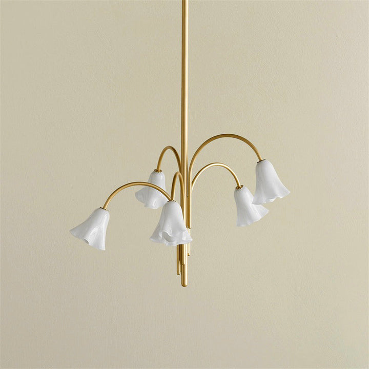 Aurmiros Lustre Laiton Verre Créativité Individuelle - Neutralighting