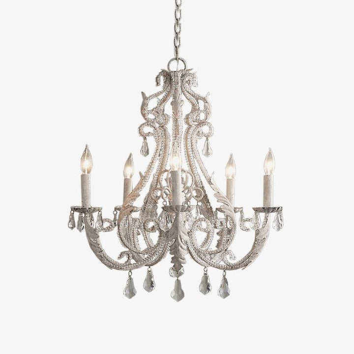 Lustra Suspension Lampe Porte-Bougie Perles de Cristal - Neutralighting