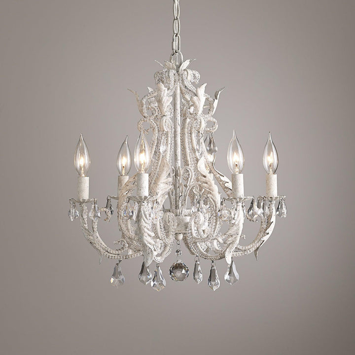 Lustra Suspension Lampe Porte-Bougie Perles de Cristal - Neutralighting