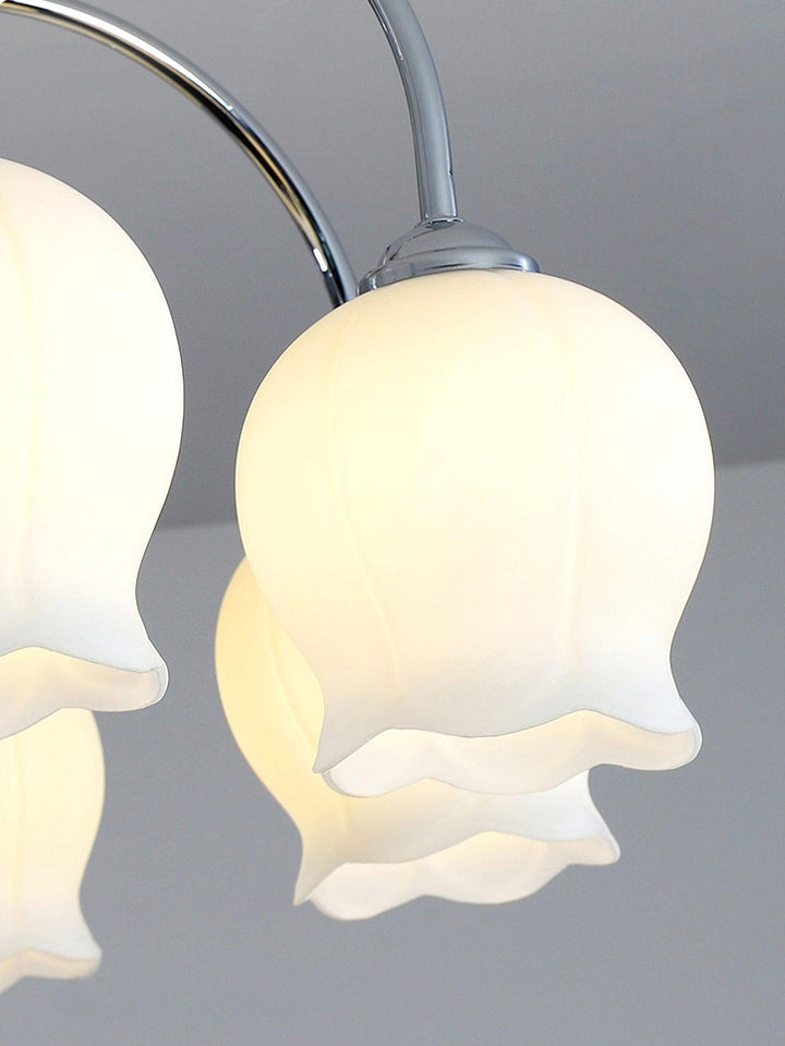 Aurora Chandelier en Verre Floral - Neutralighting
