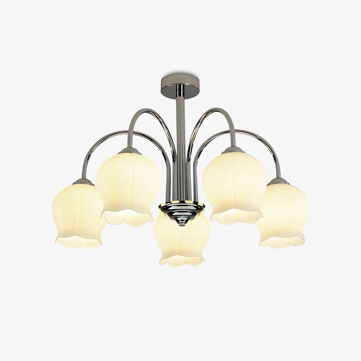 Aurora Chandelier en Verre Floral - Neutralighting