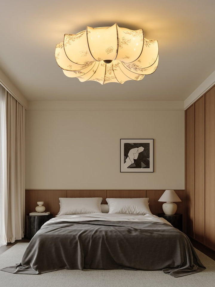 Vivaria Plafonnier en Tissu Art Nordique Premium - Neutralighting