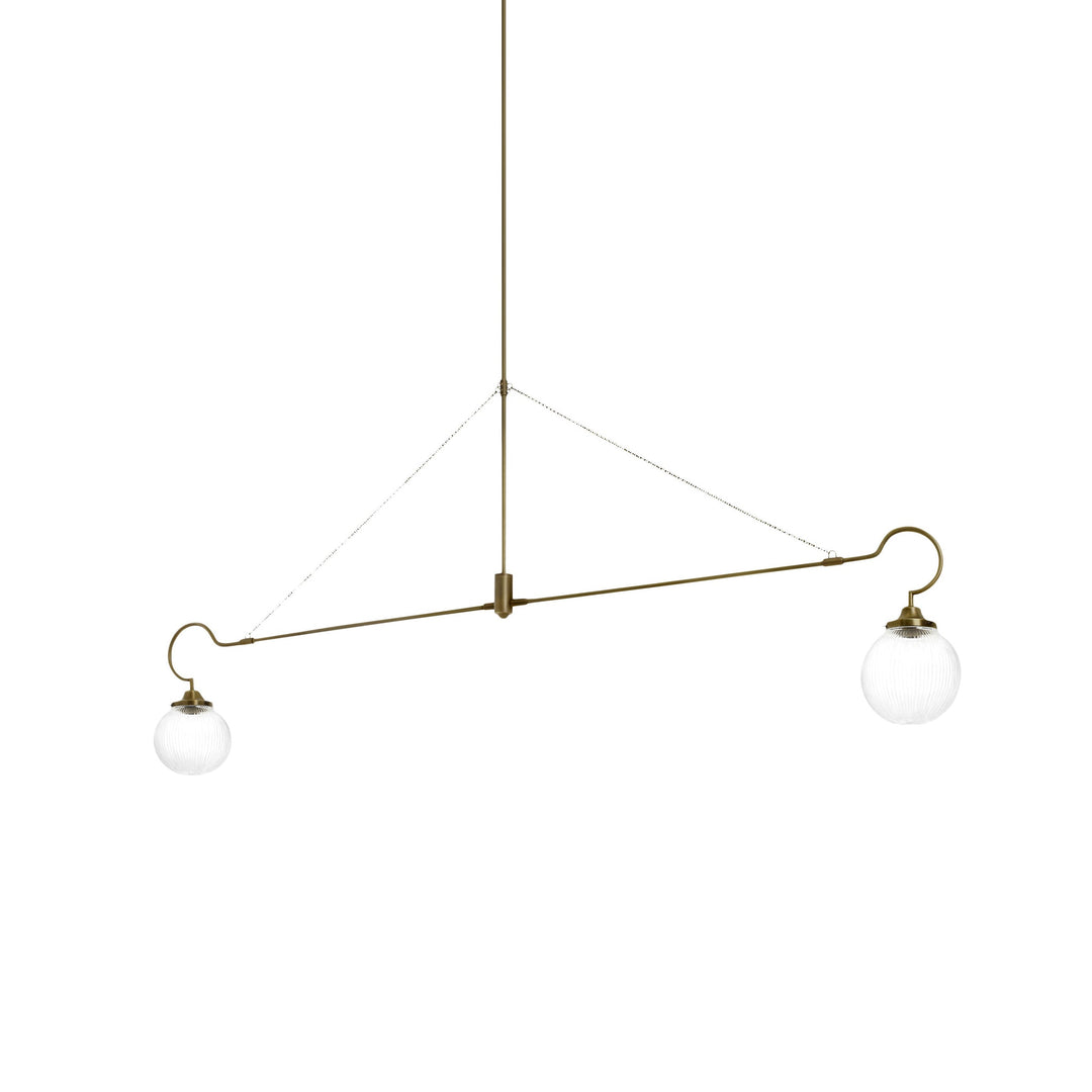 Vavenia Lustre Laiton Verre Moderne Minimaliste - Neutralighting