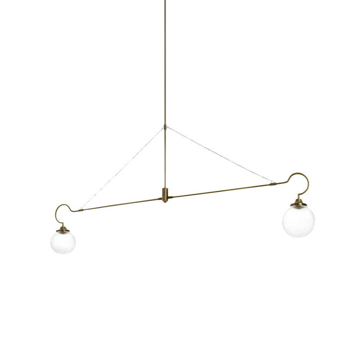 Vavenia Lustre Laiton Verre Moderne Minimaliste - Neutralighting