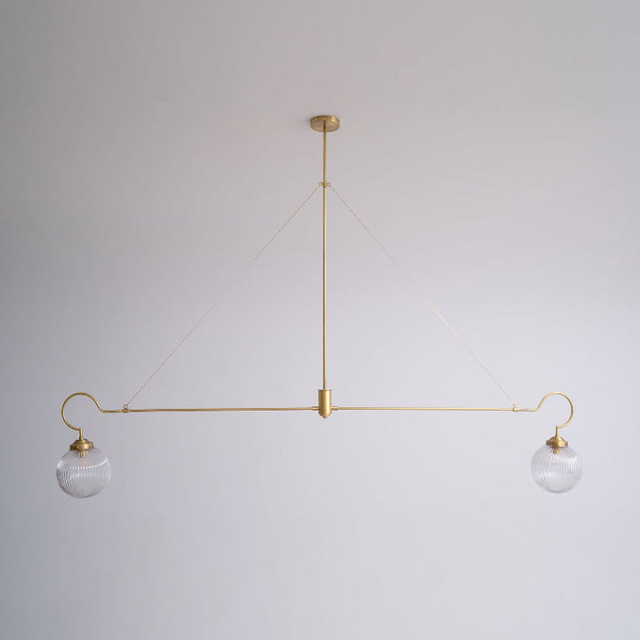 Vavenia Lustre Laiton Verre Moderne Minimaliste - Neutralighting