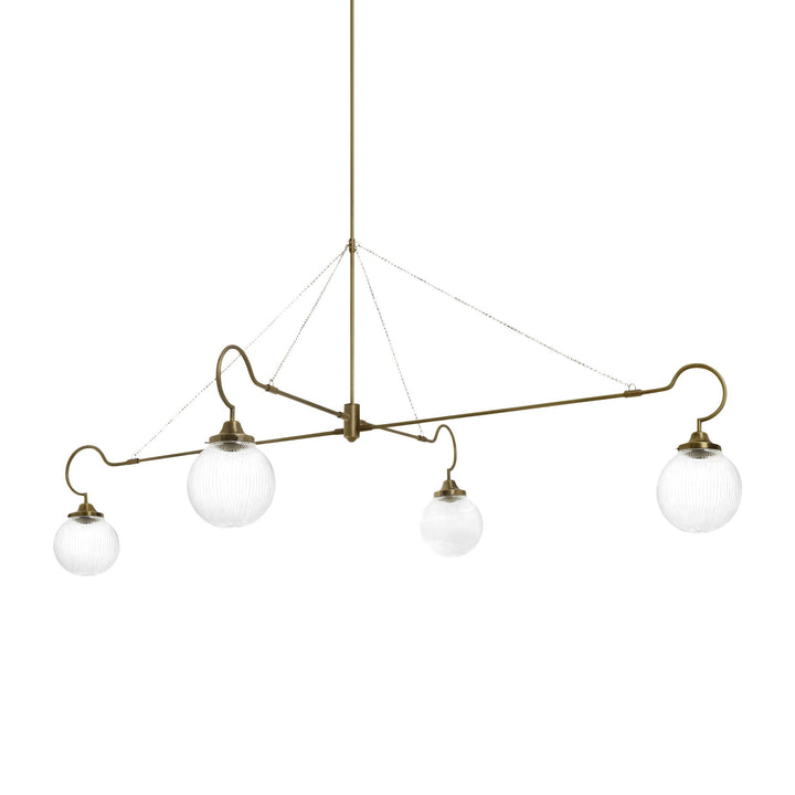 Vavenia Lustre Laiton Verre Moderne Minimaliste - Neutralighting