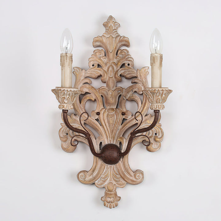 Ilzoror Applique Murale Bois Métal Vintage Industrielle - Neutralighting