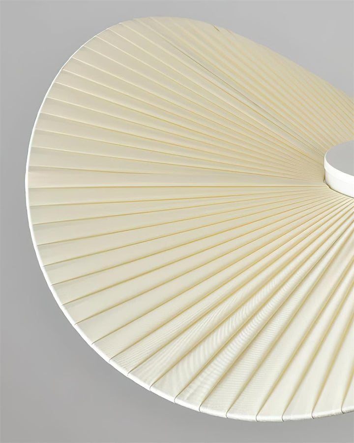Florina Lumière de Plafond en Tissu à Rayures en Forme de Ventilateur Minimaliste - Neutralighting