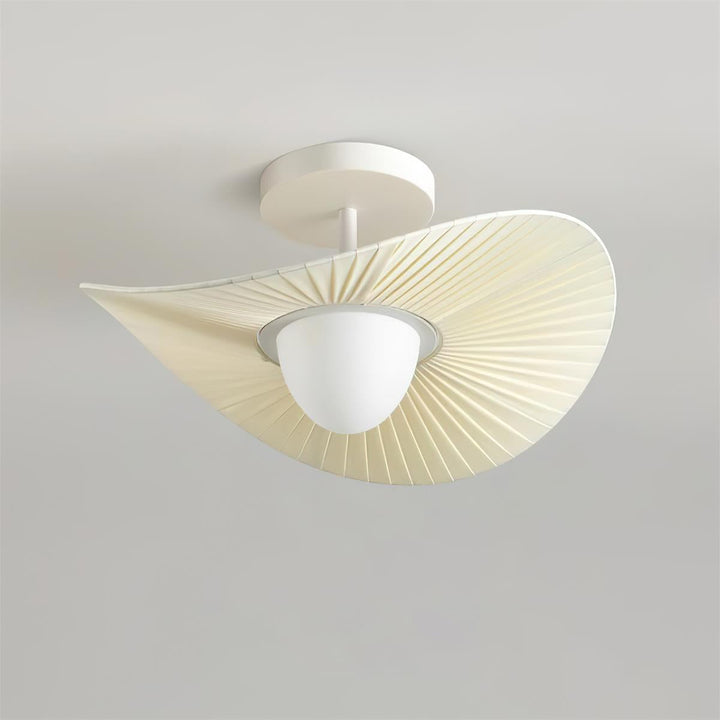 Florina Plafonnier Plissé Tissu Sculptural - Neutralighting