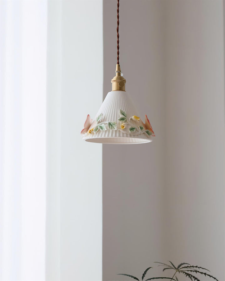 Florynna Lampe Pendante Élégance Fleur Pliée - Neutralighting